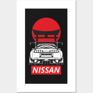 nissan gtr Posters and Art